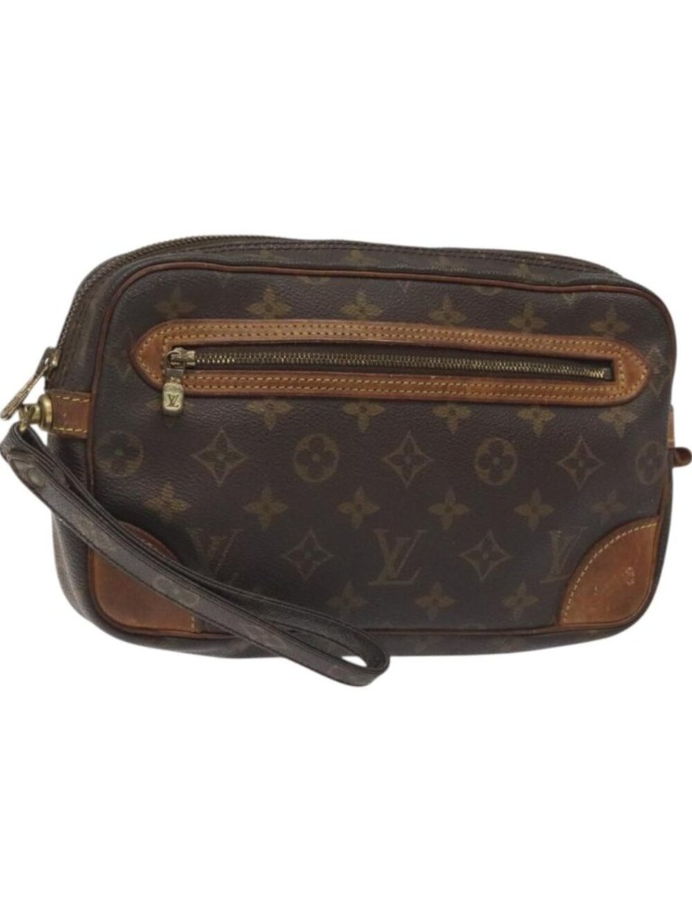 LOUIS VUITTON Monogram Marly Dragonne GM Clutch Bag M51825